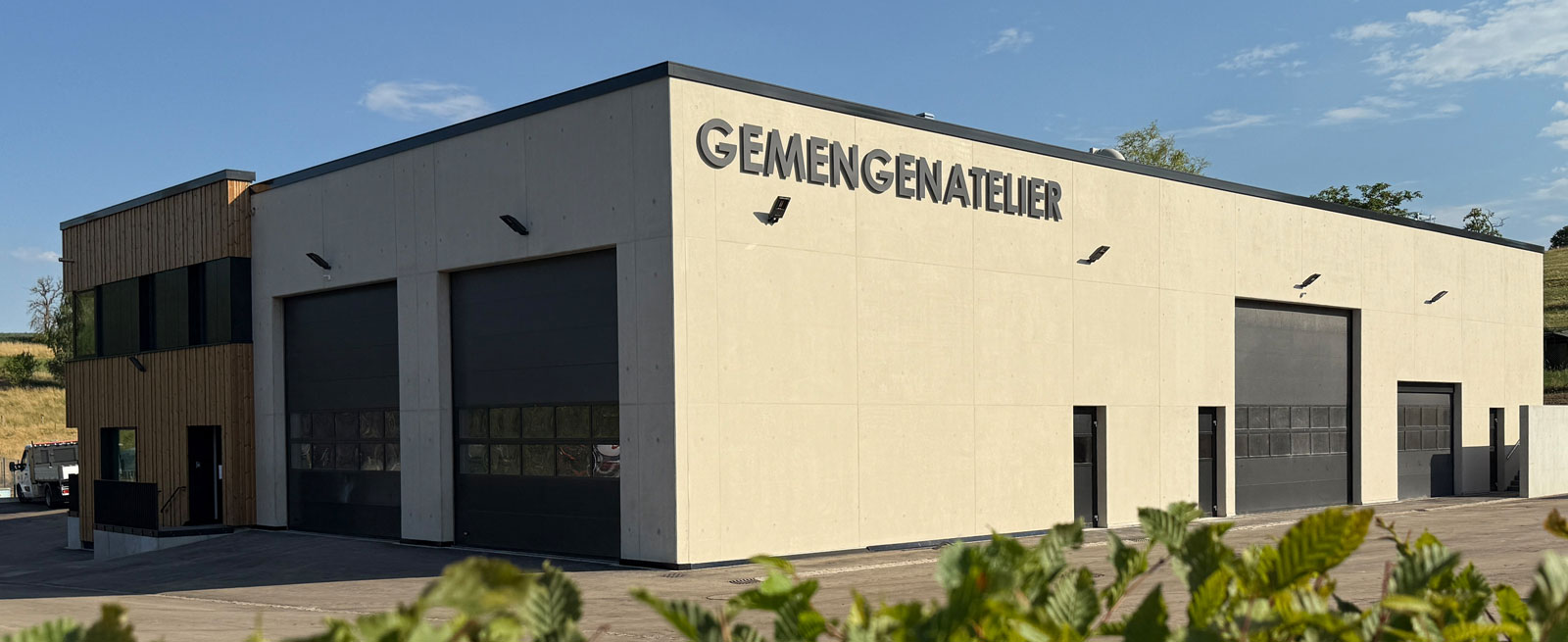 Aussenansicht vom Gebäude Gemengenatelier